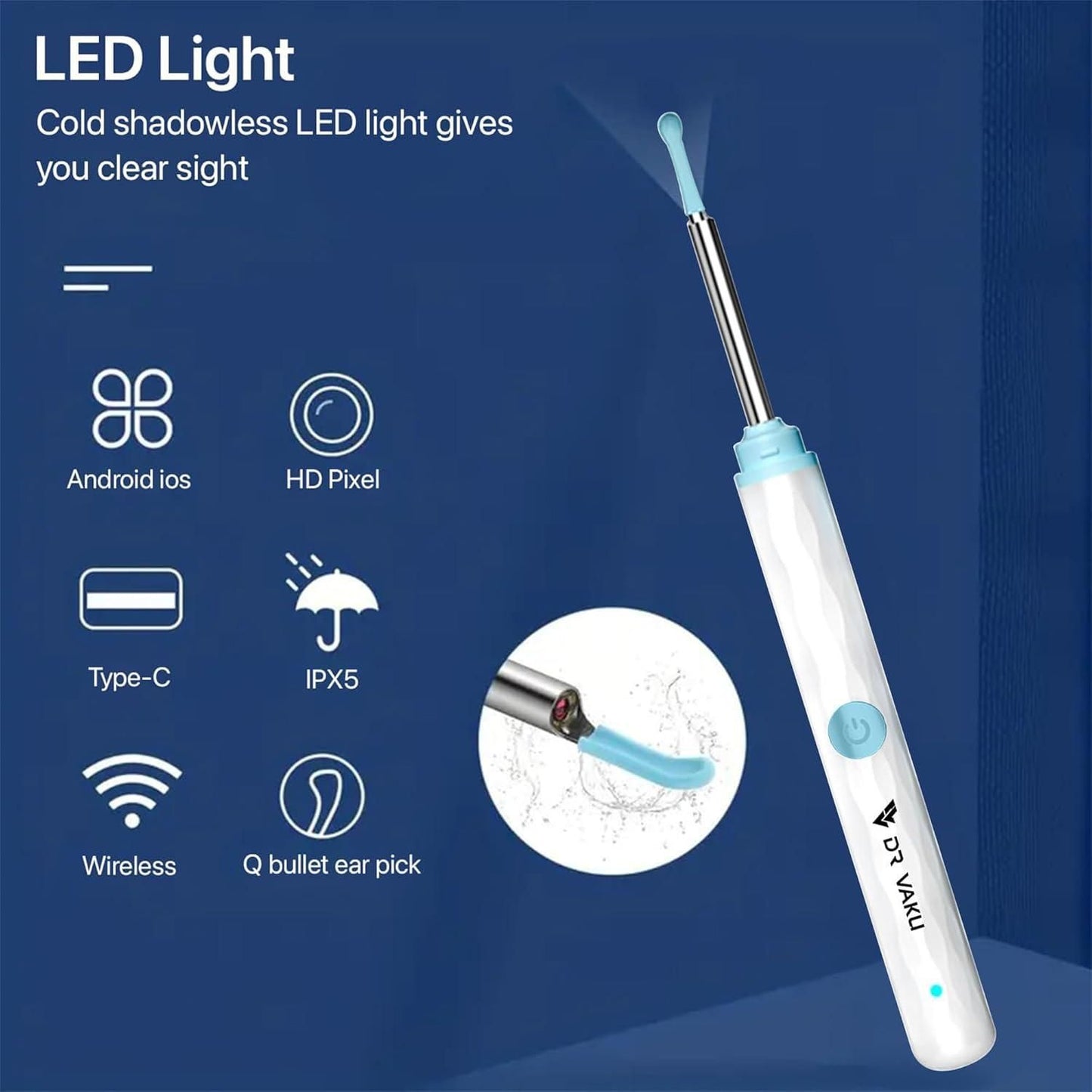 Smart Ear Waxx™ Cleaner With Camera HD | 1080P | 1Yr Warranty