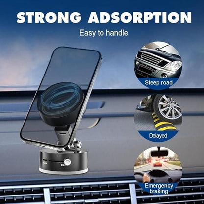Vacuum Magnetic™ Suction Phone Holder