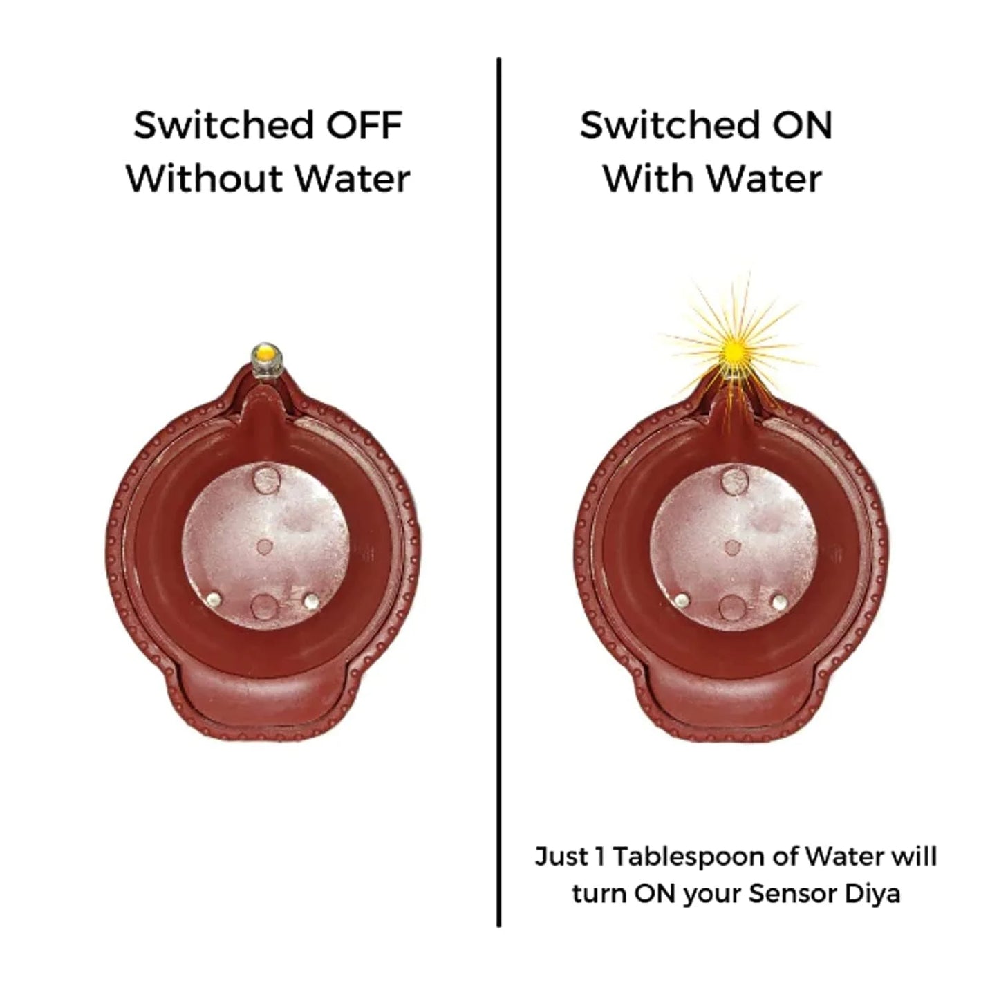 🪔 Akhand Jyot™ – Premium Water Sensor Diya